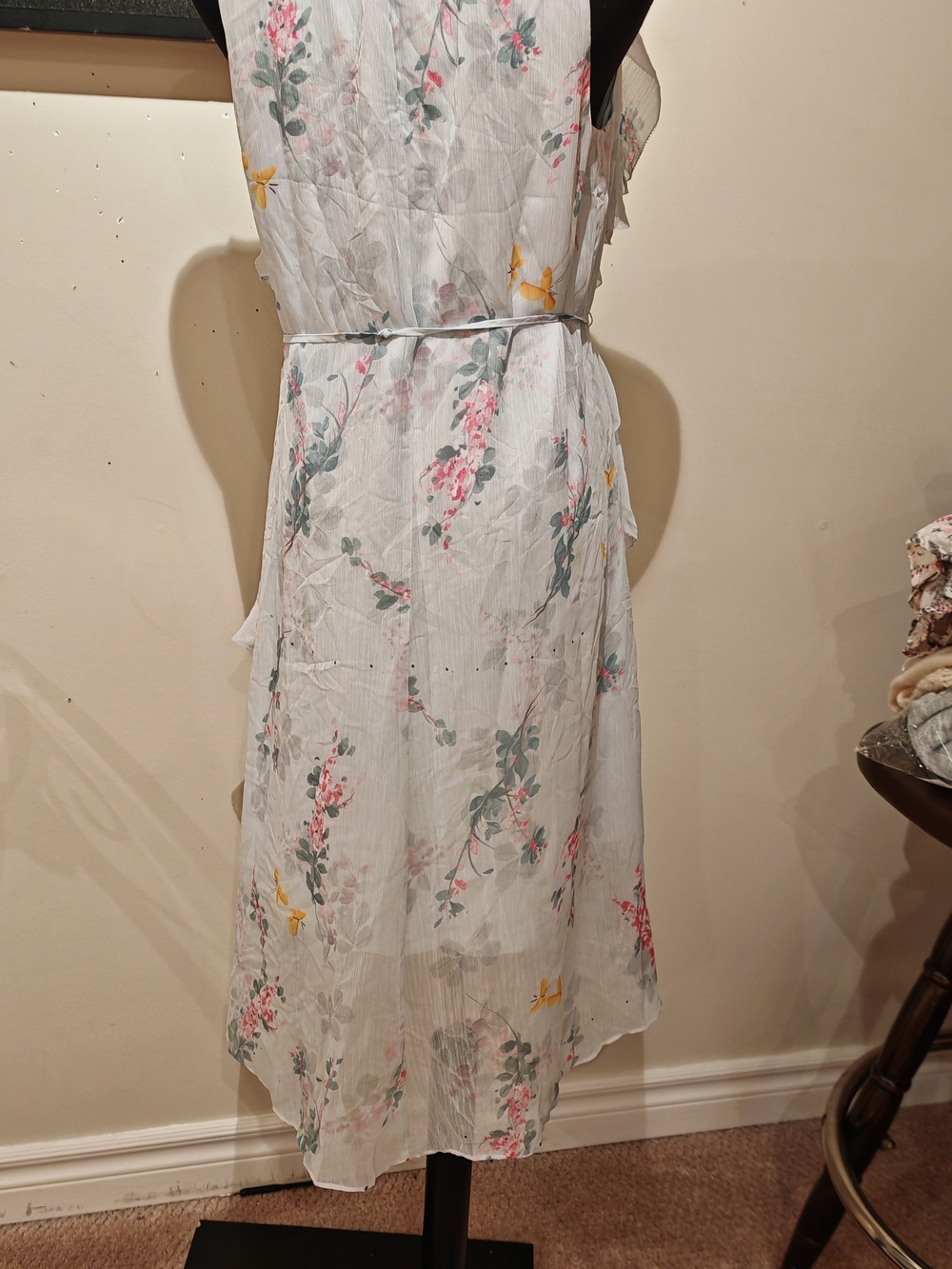 Ted Baker Pariz Sorbet Floral High Low Dress - Picture 6 of 14